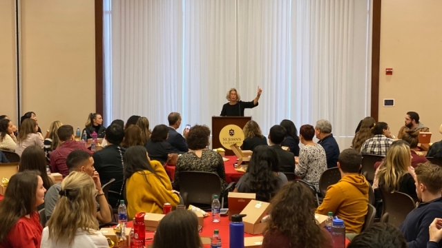 Hon. Janet Difore '81, '17HON addresses 1Ls in Law School's intersession Lawyering course