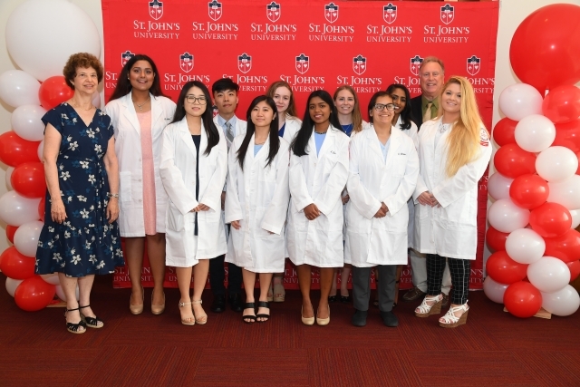 Aspiring Healthcare Professionals Don Their White Coats