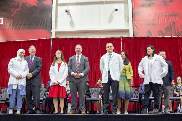 Aspiring Healthcare Professionals Don Their White Coats