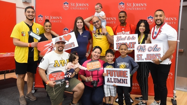 Family at Homecoming Weekend