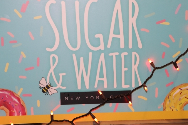 Sugar & Water NYC  sign