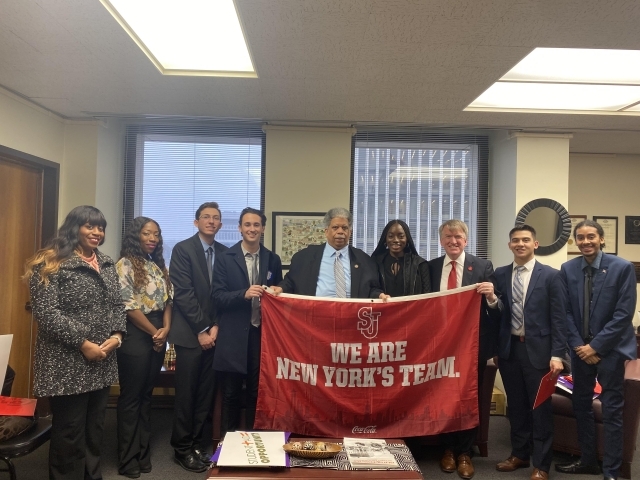 St. John’s Students Bring Advocacy Message to Albany