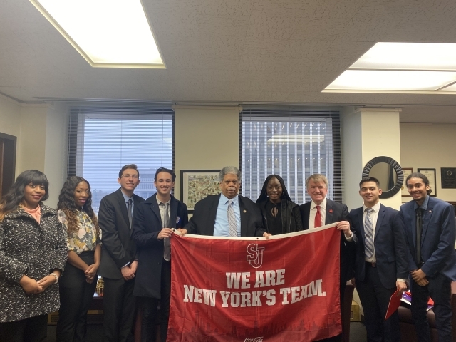 St. John’s Students Bring Advocacy Message to Albany