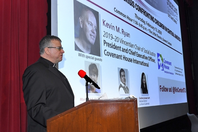 Vincentian Chair of Social justice Feb 2020