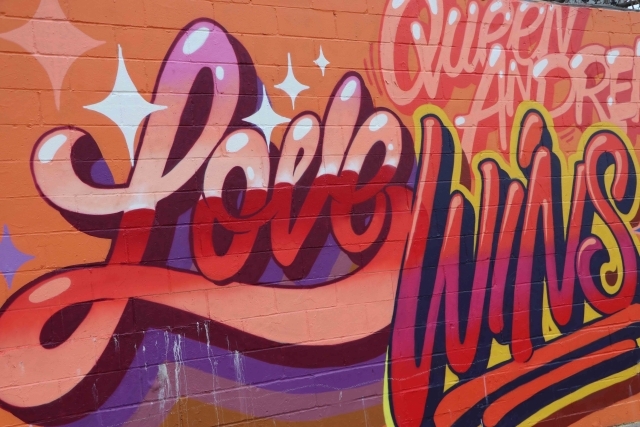 Mural of Love Wins