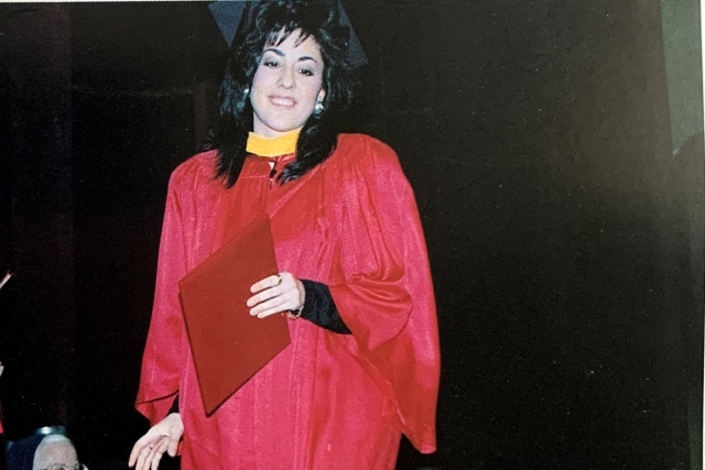Ghiozzi at commencement 
