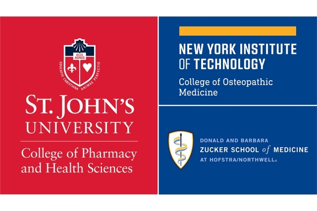 St. John's University, NYIT and Hofstra Logos 