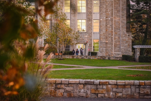 St. John Hall at dusk