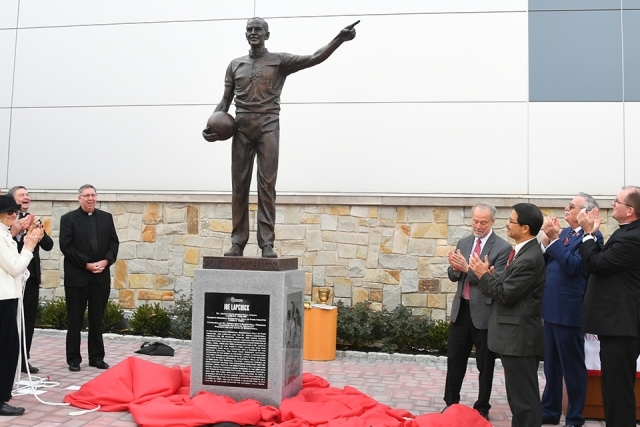 Joe Lapchick statue unveiling ceremony