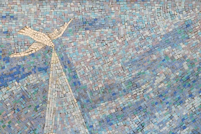St. Thomas More Church mosaic of bird