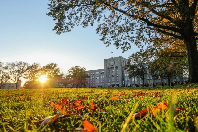 St. Augustine Hall during sunset