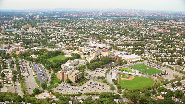 Aerial View Queens Campus