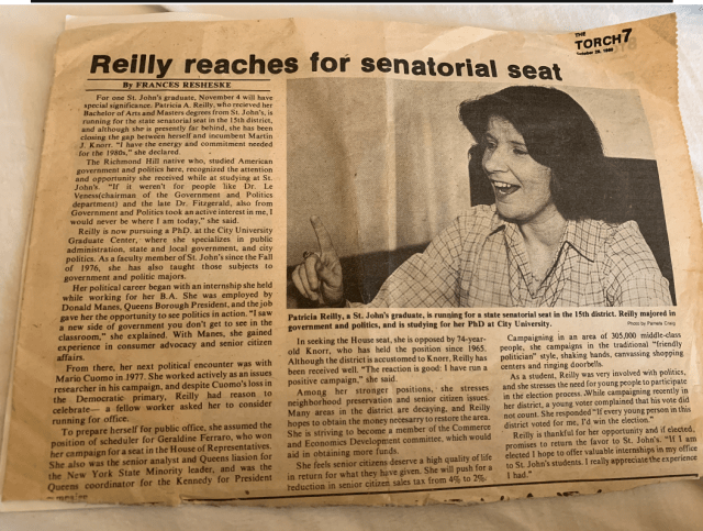 Photo of article from the Torch 7 published October 29, 1980