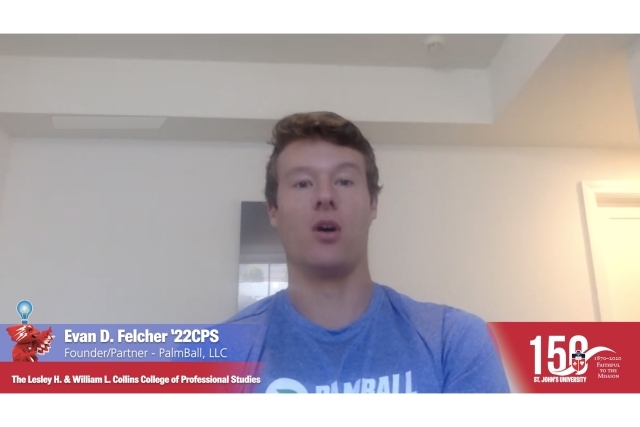 Pitch Johnny Zoom Screen with Participant Presenting