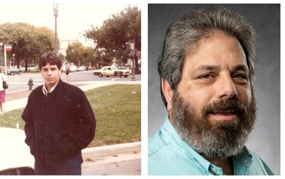 Alumni Joseph Barone picture from 1983 and current picture to show then and now 