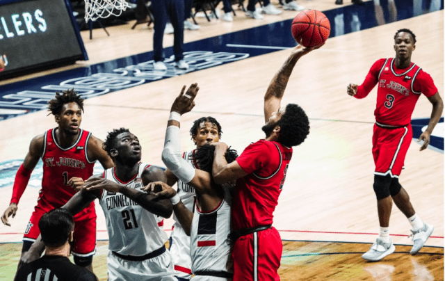 St. John's UCONN game Jan 28 2021