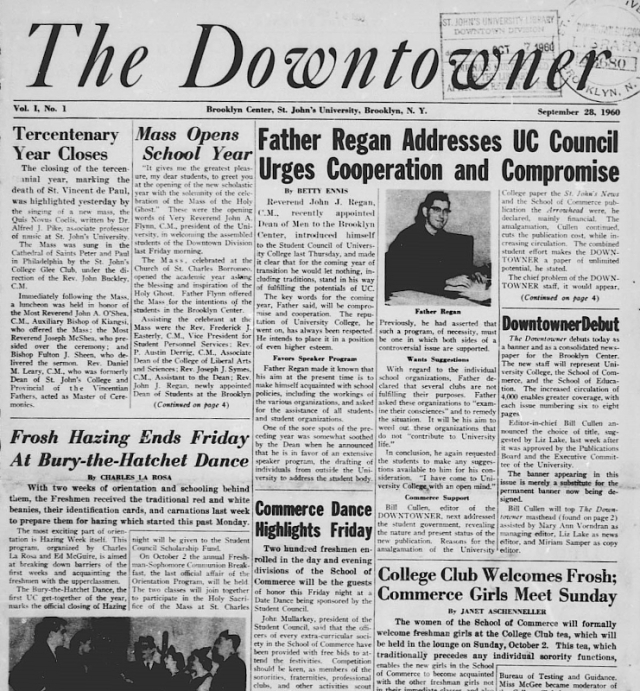 Downtowner first page