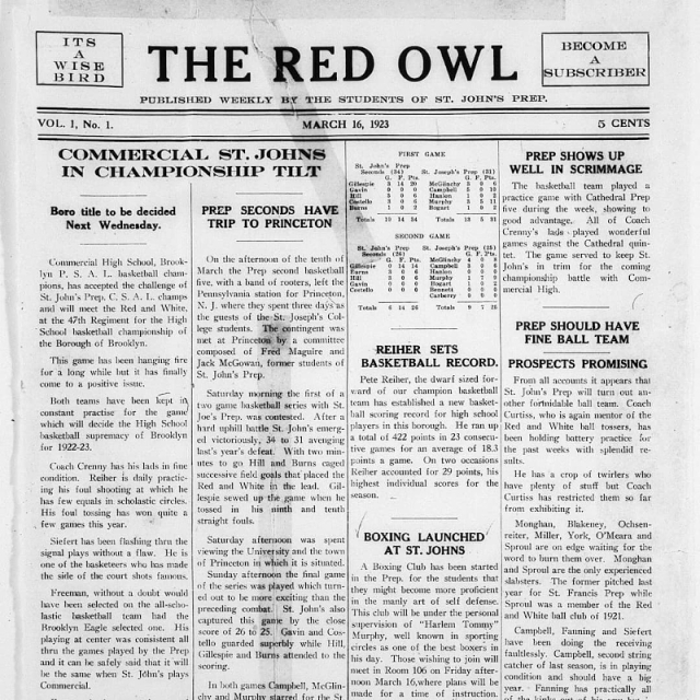 The Red Owl first page