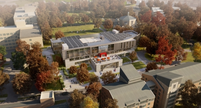 Rendering of New Health Sciences Center