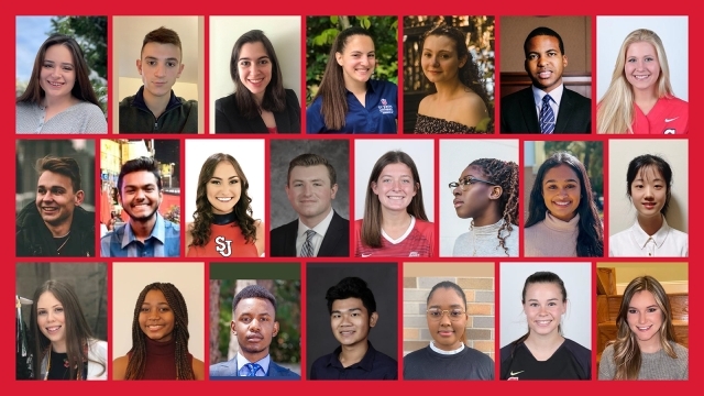 Collage of 2021-22 President's Society students