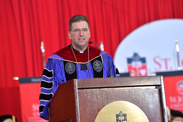 St. John’s University Celebrates Investiture of 18th President Rev. Brian J. Shanley, O.P., Ph.D.