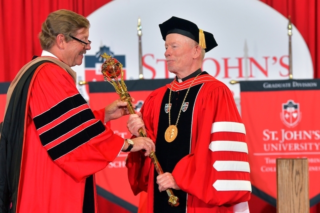 St. John’s University Celebrates Investiture of 18th President Rev. Brian J. Shanley, O.P., Ph.D.