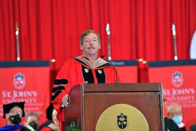 St. John’s University Celebrates Investiture of 18th President Rev. Brian J. Shanley, O.P., Ph.D.