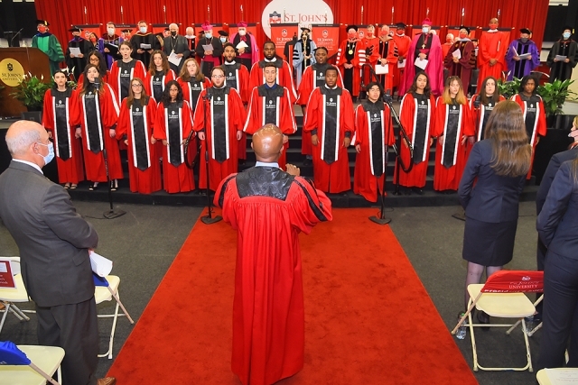 St. John’s University Celebrates Investiture of 18th President Rev. Brian J. Shanley, O.P., Ph.D.
