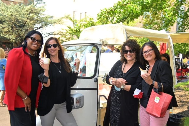 Blessing Marks the Return of Education Faculty to Campus