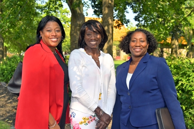 Blessing Marks the Return of Education Faculty to Campus