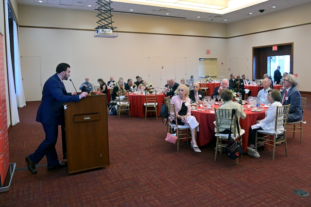 side shot of 2021 McCallen Society luncheon 