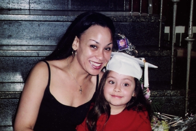 Young Ciara Villalona-Lockhart and her Mother