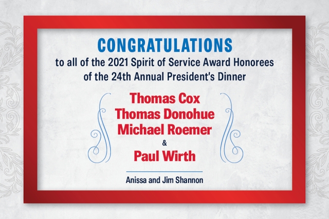 President's Dinner Sponsors