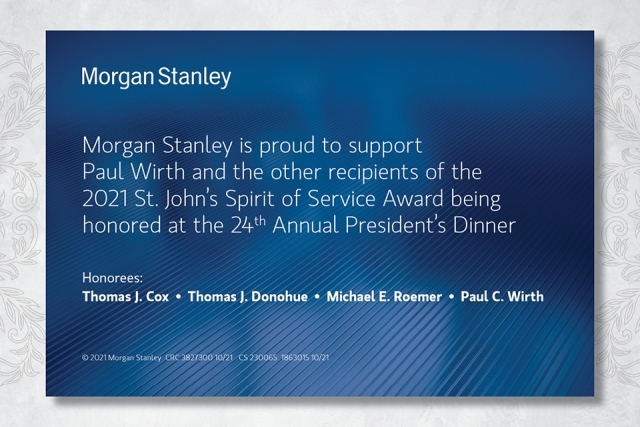 President's Dinner Sponsors