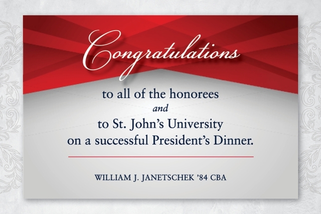 President's Dinner Sponsors