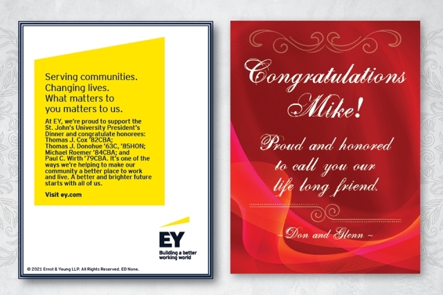 President's Dinner Sponsors