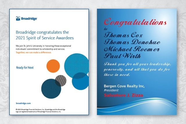 President's Dinner Sponsors