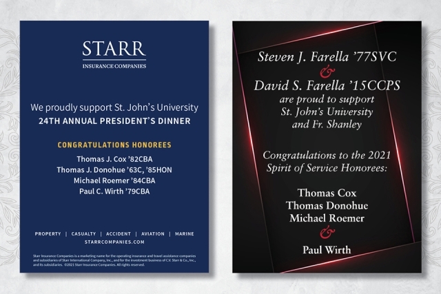 President's Dinner Sponsors