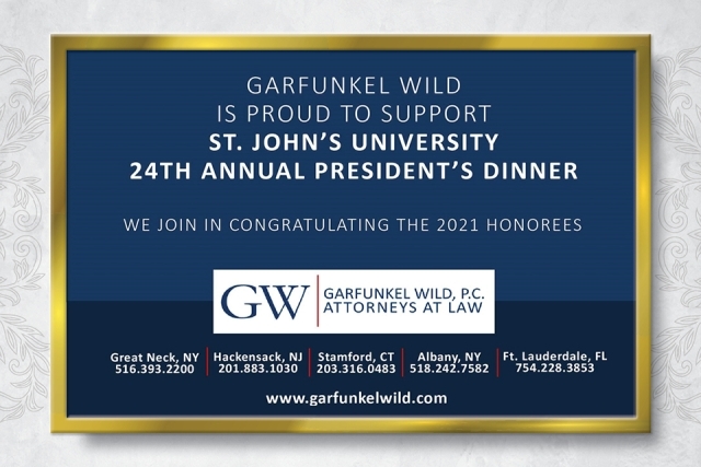 President's Dinner Sponsors