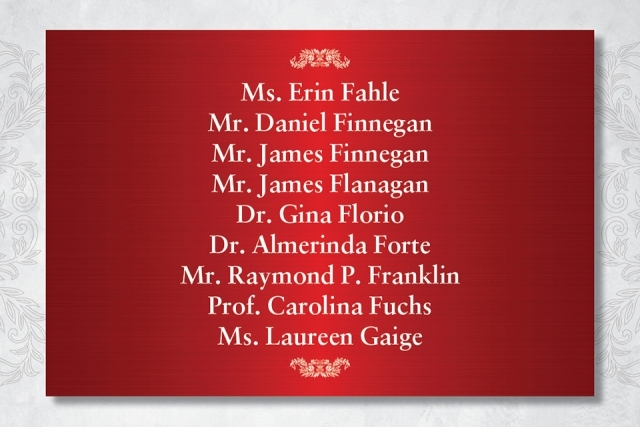 President's Dinner Sponsors