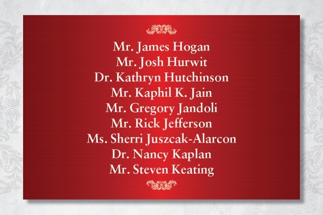 President's Dinner Sponsors