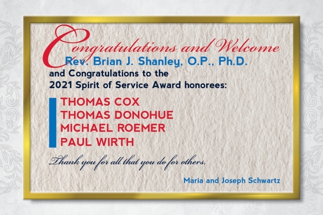 President's Dinner Sponsors