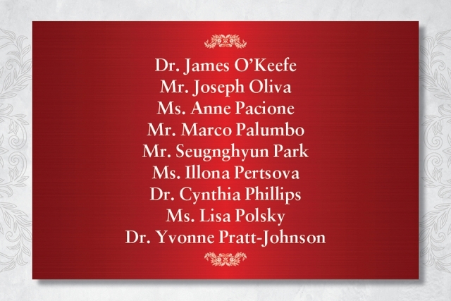 President's Dinner Sponsors