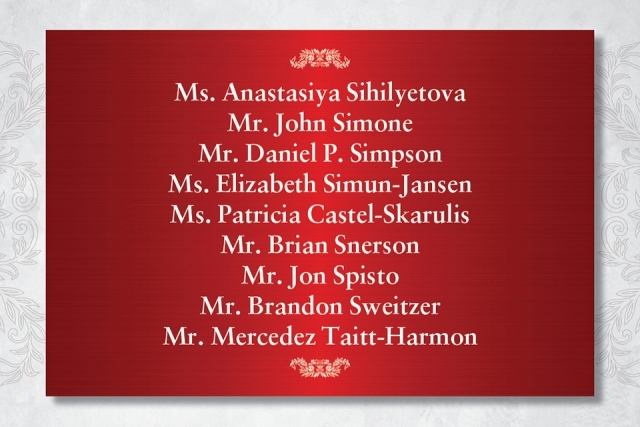 President's Dinner Sponsors