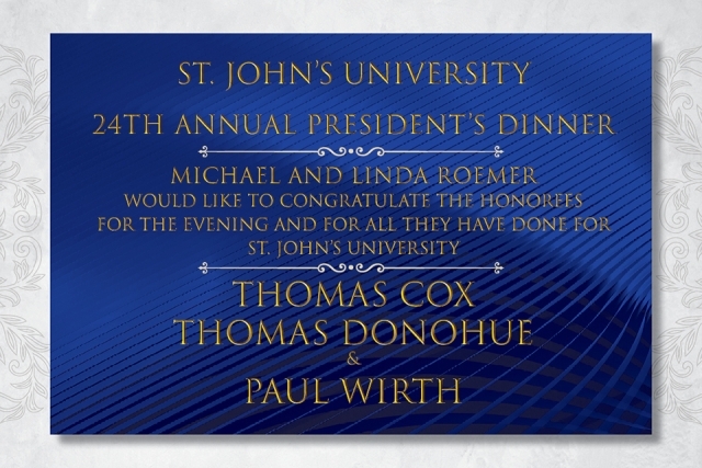 President's Dinner Sponsors