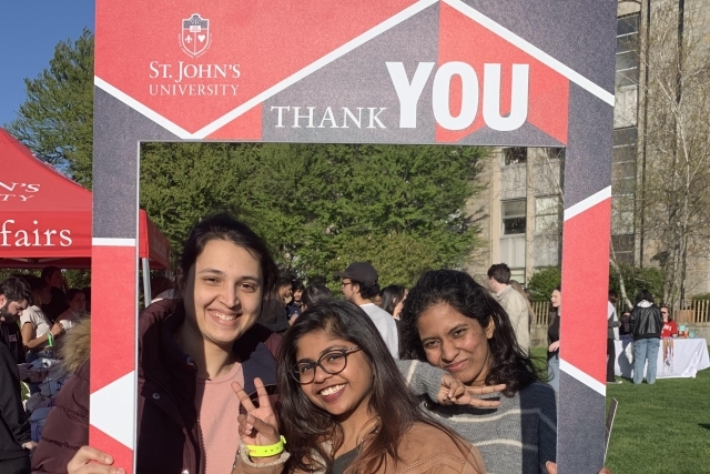 Thank You To Donors Photo Frame with students holding it