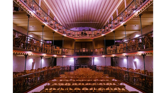 panoramic view of a theater