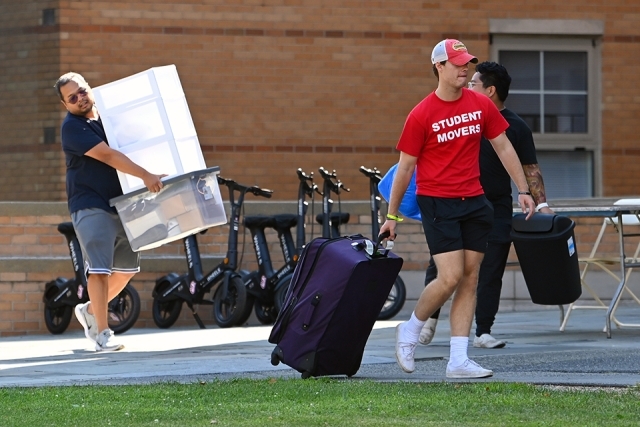 Outdoor area of Move In Day
