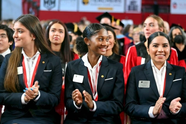 President's Society members at 2022 New Student Convocation