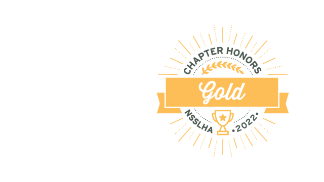 Chapter Honors NSSLHA 2022 Gold Badge